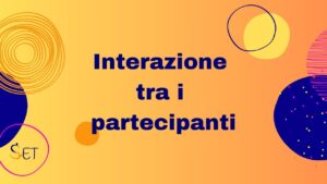 Interazione tra i partecipanti